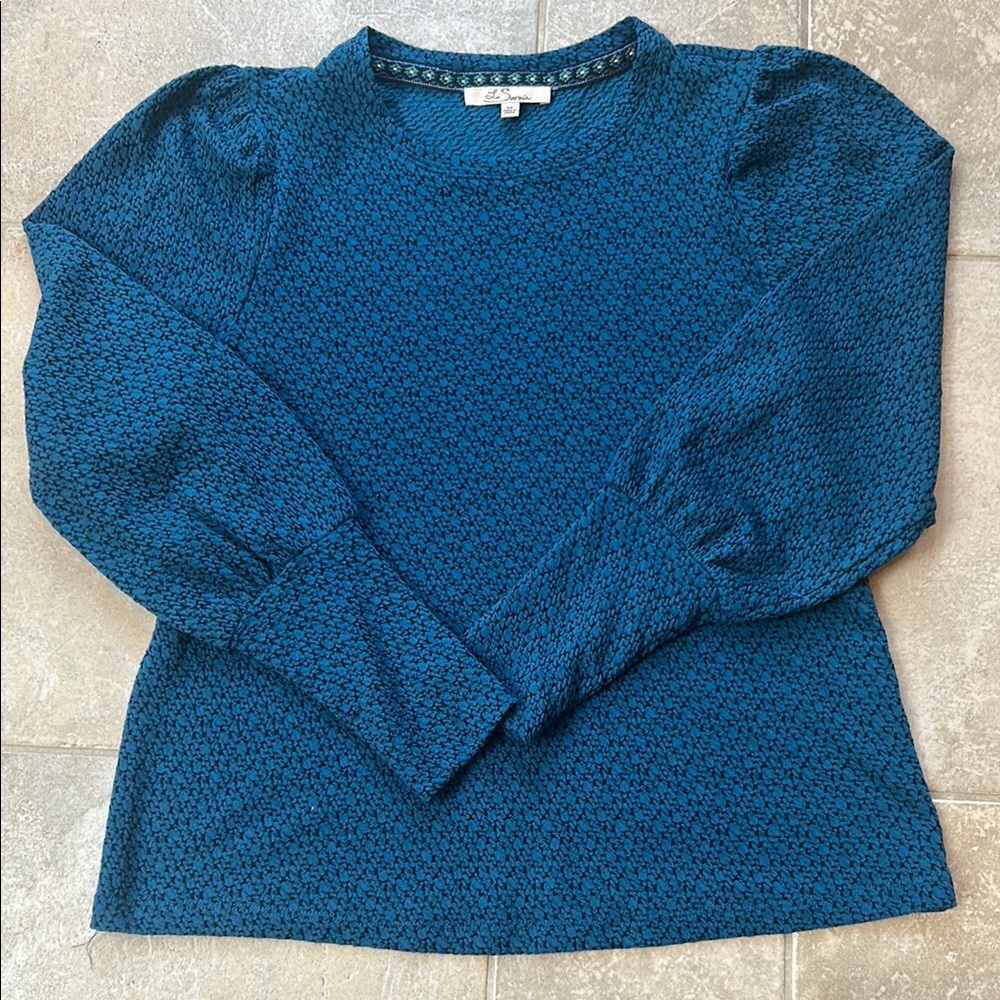 Elegant Blue Women's Top